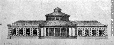 The new School of Veterinary Medicine. Dissection Pavilion, 1909 - Department of Montevideo - URUGUAY. Foto No. 59739