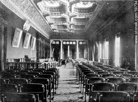 University of Montevideo. Public Auditorium, 1909 - Department of Montevideo - URUGUAY. Foto No. 59734