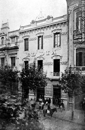 Building of «El Día», 1909 (Journal of the time) - Department of Montevideo - URUGUAY. Foto No. 59738