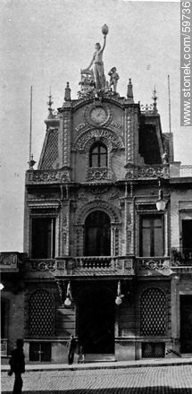 Edificio de «La Tribuna Popular», 1909 - Departamento de Montevideo - URUGUAY. Foto No. 59736