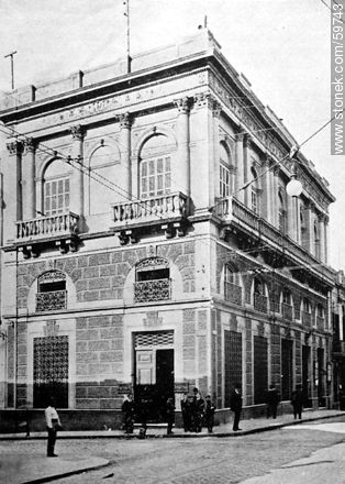 Banco Anglo Sud-Americano Limitado, 1909 - Department of Montevideo - URUGUAY. Foto No. 59743