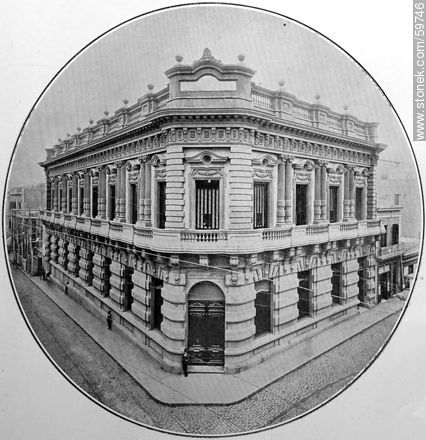 Banco Español del Río de la Plata, 1909 - Department of Montevideo - URUGUAY. Foto No. 59746