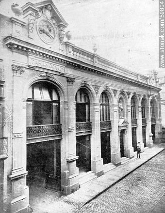 Montevideo. Trade house of lords Taranco. 1909 - Department of Montevideo - URUGUAY. Foto No. 59804