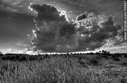 Tormenta de verano en la laguna -  - IMÁGENES VARIAS. Foto No. 59867
