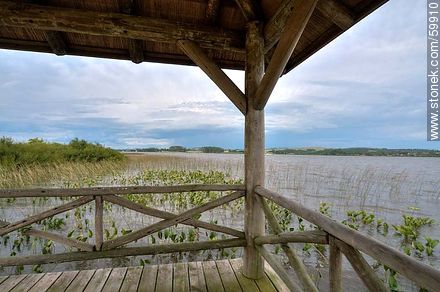 Covered dock on the lake - Punta del Este and its near resorts - URUGUAY. Foto No. 59910