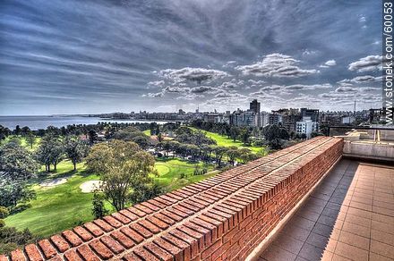 View of Golf Club and Montevideo from the roof of a building in Bulevar Artigas - High Dynamic Range - DIGITAL PHOTOGRAPHY. Photo #60053