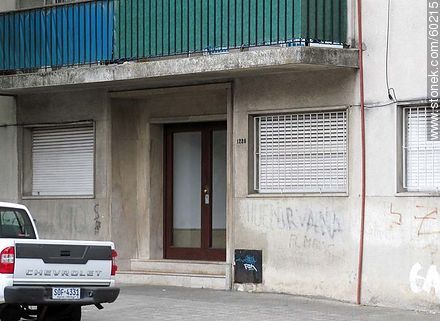 Mario Cassinoni Street (former Terra Duvimioso 1220) and Charrua St. - Department of Montevideo - URUGUAY. Photo #60215