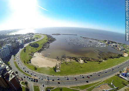 Rambla Armenia, playa y puerto del Buceo - Departamento de Montevideo - URUGUAY. Foto No. 60696