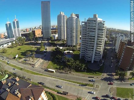Towers of the quarter of Buceo, the street 26 de Marzo - Department of Montevideo - URUGUAY. Photo #60684