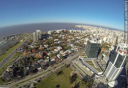 Towers of the quarter of Buceo, the street 26 de Marzo - Department of Montevideo - URUGUAY. Foto No. 60673
