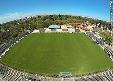 Vista aérea del estadio Alfredo Víctor Viera del club Montevideo Wanderers - Departamento de Montevideo - URUGUAY. Foto No. 60758