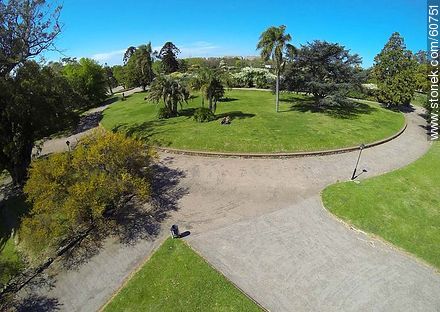 Vista aérea del parque del Prado - Departamento de Montevideo - URUGUAY. Foto No. 60751