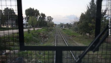Vista del maquinista hacia las vías -  - URUGUAY. Foto No. 60819