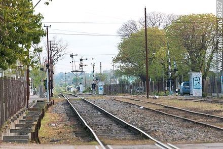 Vía de trenes entre Montevideo y Las Piedras -  - URUGUAY. Foto No. 60827