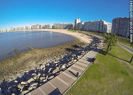 Espacio Libre Primo Levi. Paseo peatonal. Playa Pocitos  - Departamento de Montevideo - URUGUAY. Foto No. 60843