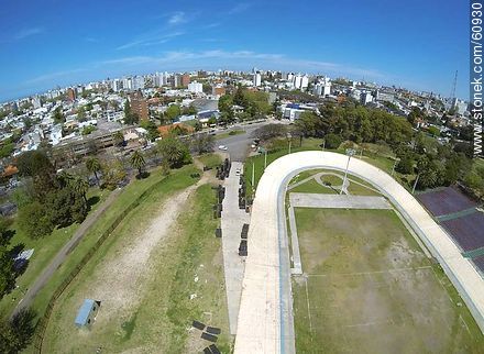 Foto aérea del Velódromo Municipal - Departamento de Montevideo - URUGUAY. Foto No. 60930