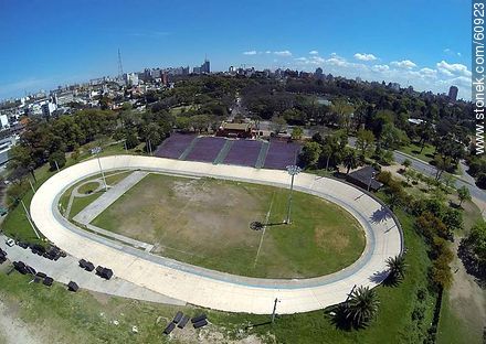 Foto aérea del Velódromo Municipal - Departamento de Montevideo - URUGUAY. Foto No. 60923