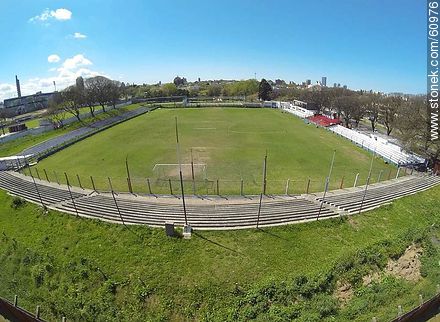 Foto aéera del estadio Parque Palermo del club Central Español - Departamento de Montevideo - URUGUAY. Foto No. 60976