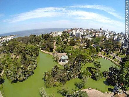 The lake of Parque Rodó. Music Pavilion - Department of Montevideo - URUGUAY. Photo #61021