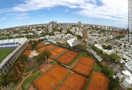 Gran Parque Central. Canchas de tenis y estadio. Quincho - Departamento de Montevideo - URUGUAY. Foto No. 61217