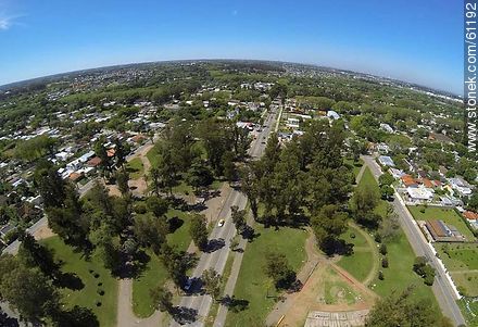 Aerial photo of the Av Lezica facing southeast (Colón) - Department of Montevideo - URUGUAY. Foto No. 61192