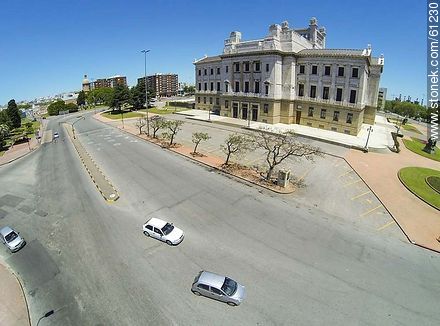 Aerial photo of the Palacio Legislativo - Department of Montevideo - URUGUAY. Photo #61230
