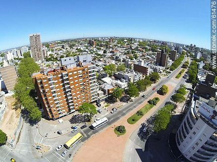 Foto aérea de la Av. Dámaso Larrañaga (ex Centenario) - Departamento de Montevideo - URUGUAY. Foto No. 61476