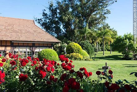 Gardens of the hotel - Punta del Este and its near resorts - URUGUAY. Foto No. 61510