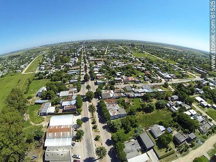 Aerial photo of the Avenida José Batlle y Ordóñez. Route 6. - Department of Canelones - URUGUAY. Foto No. 61525