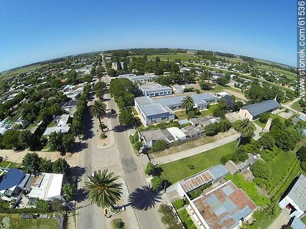 Aerial photo of the Avenida José Batlle y Ordóñez. Route 6. - Department of Canelones - URUGUAY. Foto No. 61536