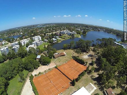 Aerial view of Club Aleman - Department of Canelones - URUGUAY. Photo #61785