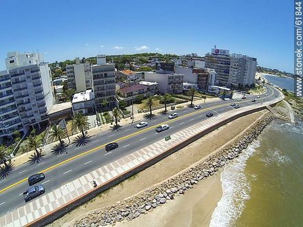 Aerial photo of the Rambla O'Higgins and Estrázulas Street - Department of Montevideo - URUGUAY. Photo #61844