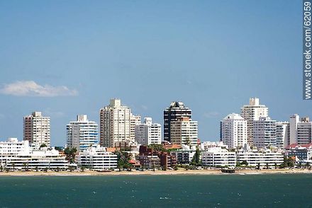 Peninsula towers from afar - Punta del Este and its near resorts - URUGUAY. Photo #62059