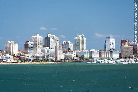 Towers of the Peninsula from afar - Punta del Este and its near resorts - URUGUAY. Photo #62051