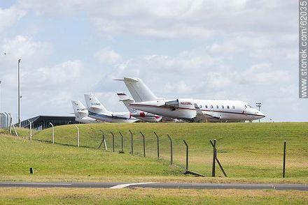 Private jets at the airport in Punta del Este C / C Carlos Curbelo - Punta del Este and its near resorts - URUGUAY. Photo #62035
