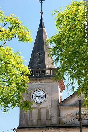 Clock tower of the church - Durazno - URUGUAY. Foto No. 62117