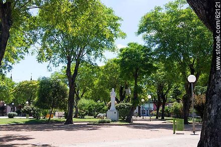 Main square of the city - Durazno - URUGUAY. Foto No. 62121