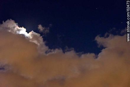 The moon through the clouds of night -  - MORE IMAGES. Photo #62473