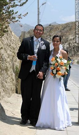 Novios recién casados en el Valle de la Luna - Bolivia - Otros AMÉRICA del SUR. Foto No. 62576