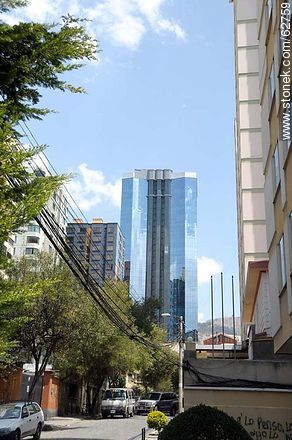 Modern buildings on Arce Avenue and street Gosalvez - Bolivia - Others in SOUTH AMERICA. Photo #62759