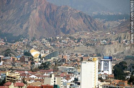 Aerial View of the capital from the viewpoint Killi Killi - Bolivia - Others in SOUTH AMERICA. Photo #62683