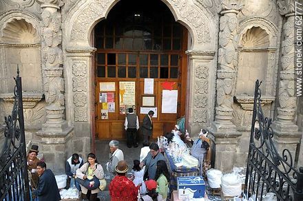 Entrance to the Cathedral - Bolivia - Others in SOUTH AMERICA. Photo #62777