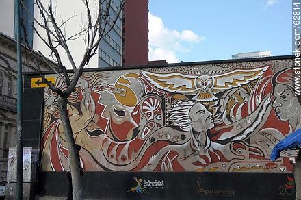 Mural indígena - Bolivia - Otros AMÉRICA del SUR. Foto No. 62814