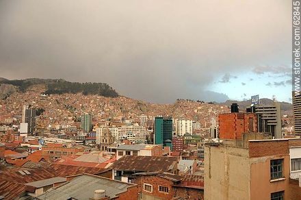 View of domes, buildings, houses and mountains - Bolivia - Others in SOUTH AMERICA. Photo #62845