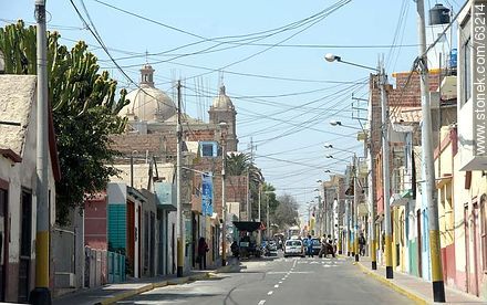 Callao Street. Domes of Cathedral of Tacna - Perú - Others in SOUTH AMERICA. Photo #63214