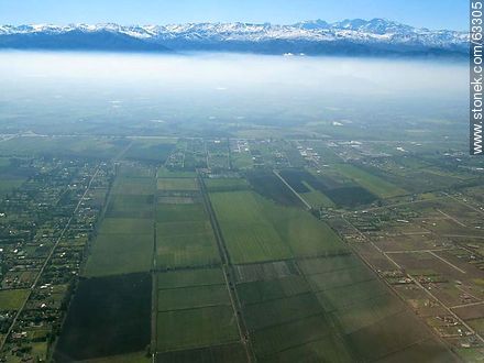 Valles y montañas próximos al aeropuerto de Santiago - Chile - Otros AMÉRICA del SUR. Foto No. 63305