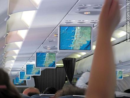 Interior de un avión Airbus de LAN - Chile - Otros AMÉRICA del SUR. Foto No. 63282