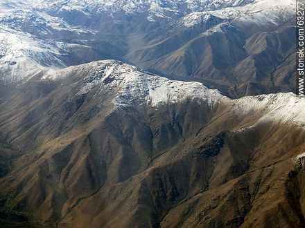 The Andes Mountains with snowy peaks - Chile - Others in SOUTH AMERICA. Photo #63277
