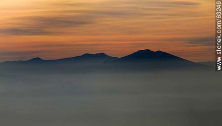 Andes Mountains at dawn in the clouds - Chile - Others in SOUTH AMERICA. Photo #63249