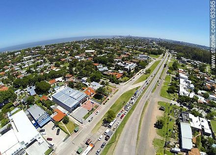 Aerial photo of Avenida Italia and Avenida Bolivia west - Department of Montevideo - URUGUAY. Foto No. 63365